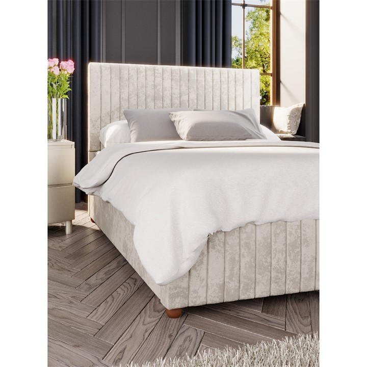 Laurence Llewelyn-Bowen Unisex White Estella Ottoman Storage Bed Double