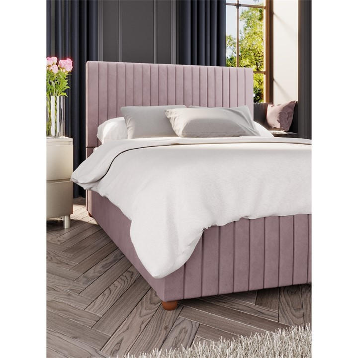 Laurence Llewelyn-Bowen Unisex Pink Estella Ottoman Storage Bed Superking