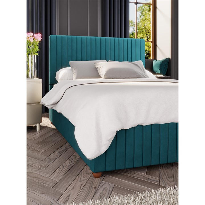 Laurence Llewelyn-Bowen Unisex Green Estella Ottoman Storage Bed King