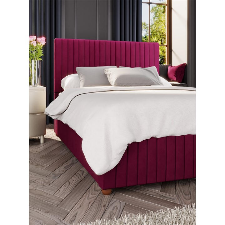 Laurence Llewelyn-Bowen Unisex Pink Estella Ottoman Storage Bed King
