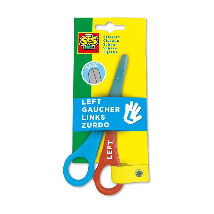 Ses Creative Unisex Kids Multi Left-Handed Scissors