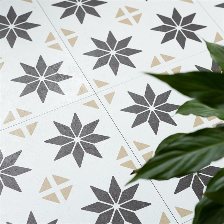 D C Fix Unisex Multi Self Adhesive Vinyl Floor Tiles Vivid Stars Medium