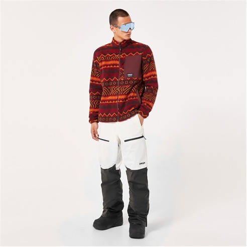 Oakley - Men's Mountain Fire Full Zip Sherpa Long Sleeve Fleece