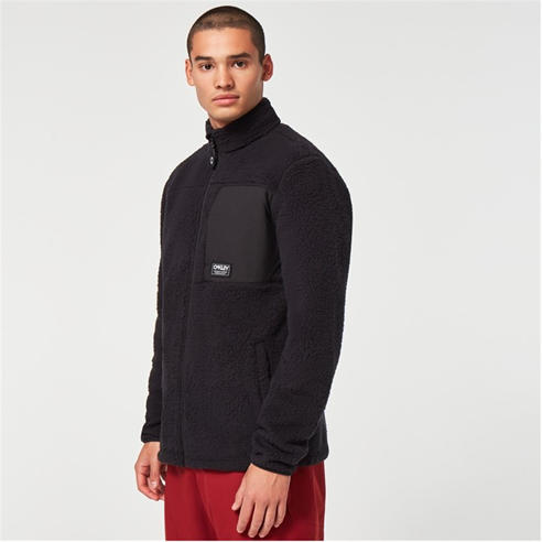 Oakley - Men's Mountain Fire Full Zip Sherpa Long Sleeve Fleece