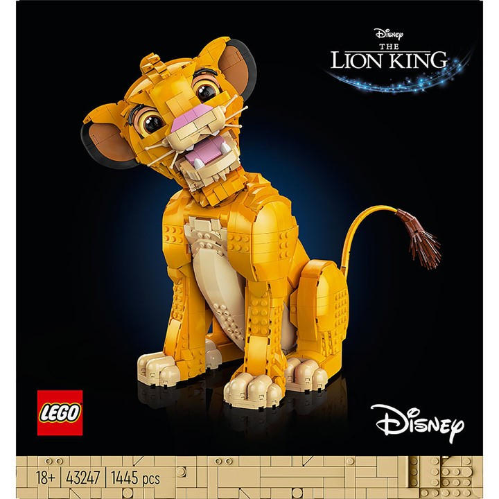 LEGO GAME LEGO Disney 43247 Young Simba the Lion King - Black
