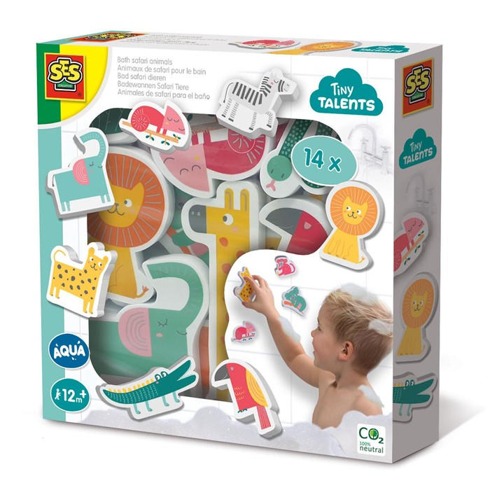 Ses Creative Unisex Kids Multi Bath Safari Animals -