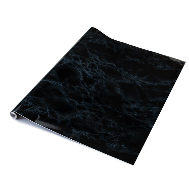 D C Fix Unisex Black Dc Fix Marble Self Adhesive Vinyl Wrap