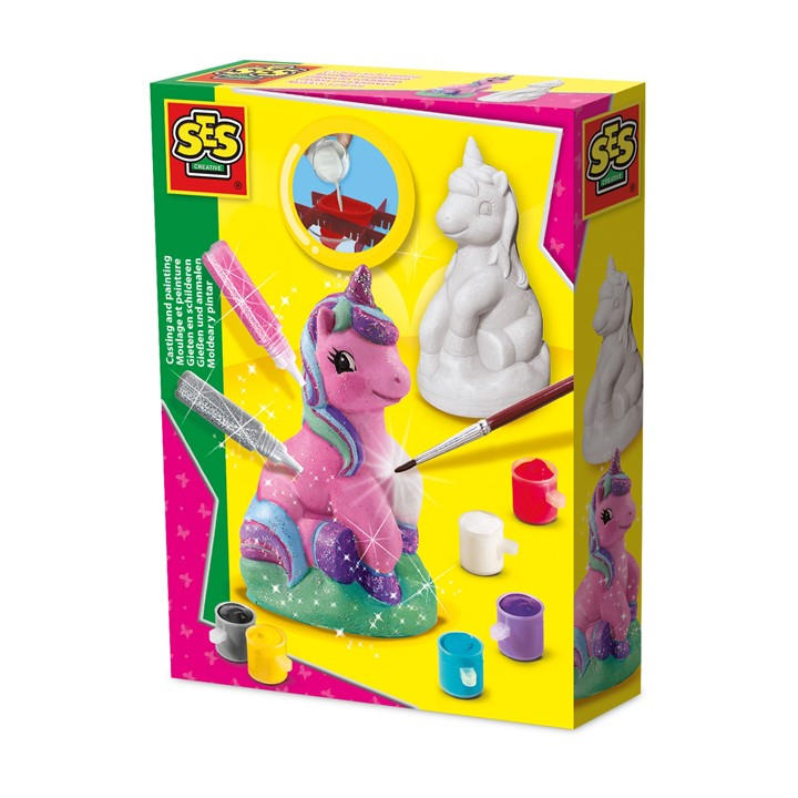 Ses Creative Unisex Kids Multi Casting And Painting - Unicorn