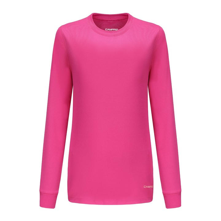 Campri Unisex Kids Pink Thermal Baselayer Top Junior