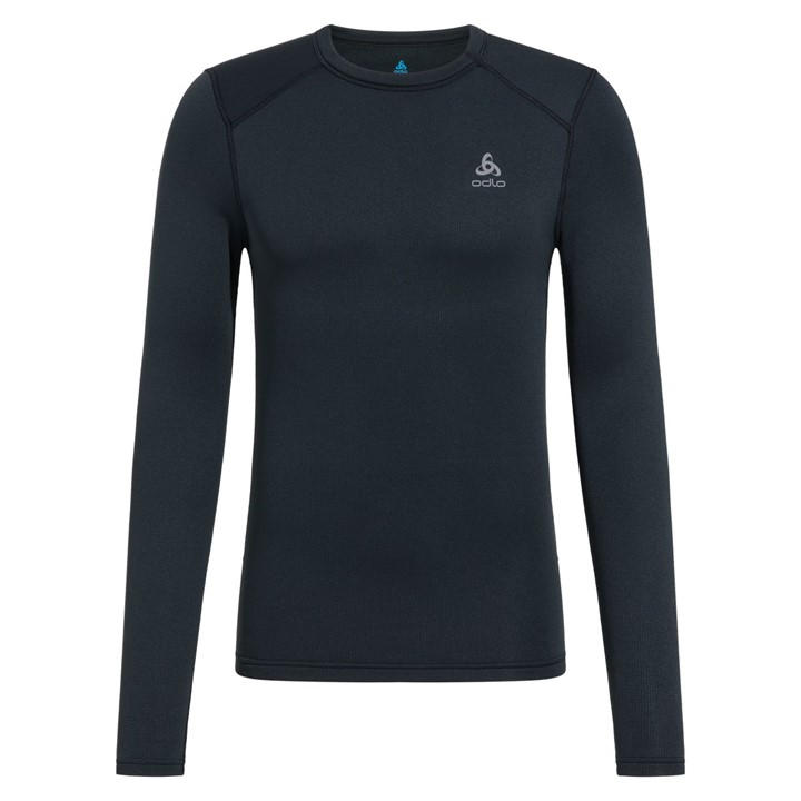 Odlo Men's Black Active Warm Baselayer Top Extra Large