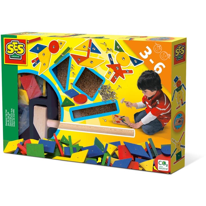 Ses Creative Unisex Kids Multi Hammer Tic - Original