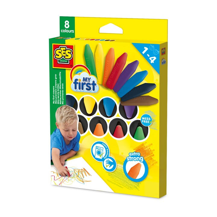 Ses Creative Unisex Kids Multi My First Crayons