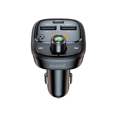Groov-e - Car FM Transmitter BT Handsfree - Black