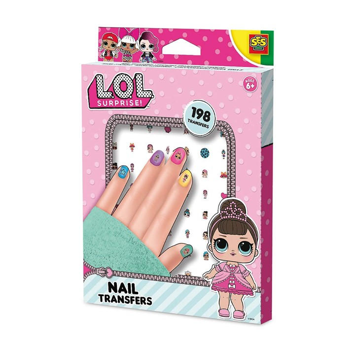 Ses Creative Unisex Kids Multi L.o.l. - Nail Transfers