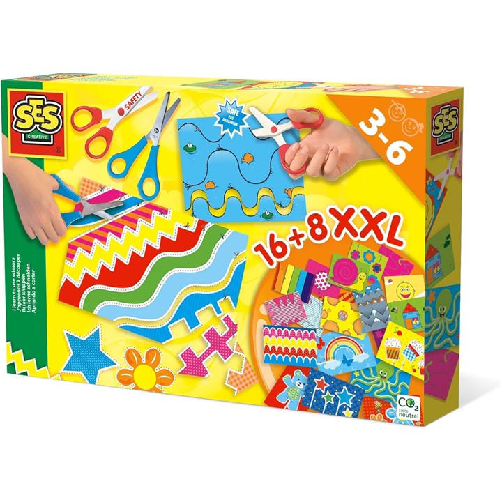 Ses Creative Unisex Kids Multi I Learn To Use Scissors Xxl
