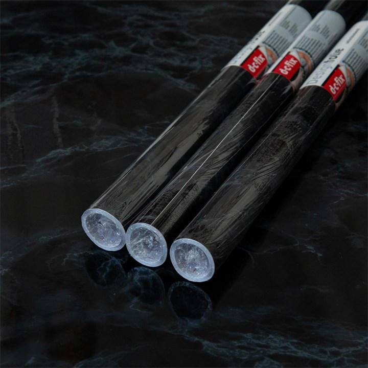 D C Fix Unisex Black Dc Fix Marble Self Adhesive Vinyl Pack 3 Size 67X2 Pack3