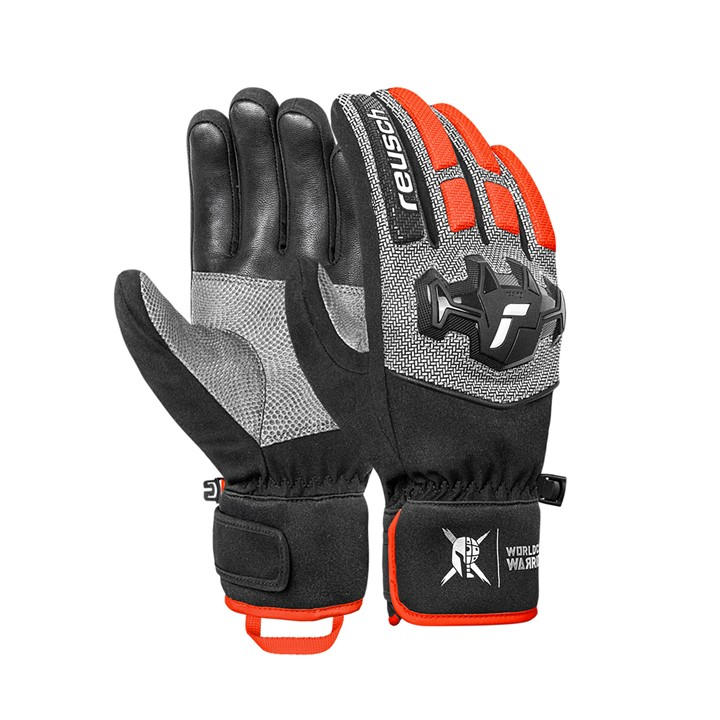 Reusch Men's Black Worldcup Ski Gloves