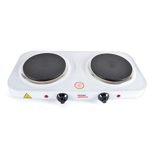 Lloytron - KitchenPerfected 2000w Double Hotplate