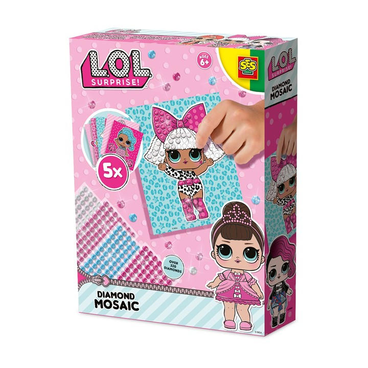 Ses Creative Unisex Kids Multi L.o.l. - Diamond Mosaic