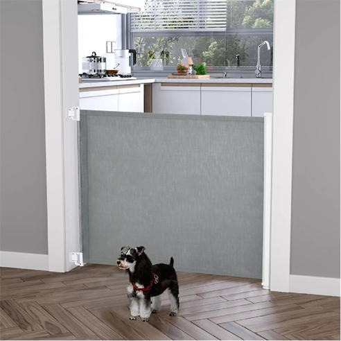 PawHut - PawHut Retractable Safety Gate