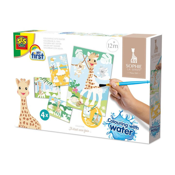 Ses Creative Unisex Kids Multi Sophie La Girafe - Colouring With Water