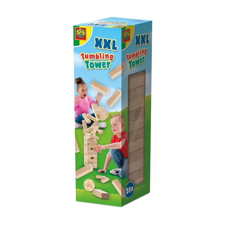 Ses Creative Unisex Kids Multi Tumbling Tower Xxl