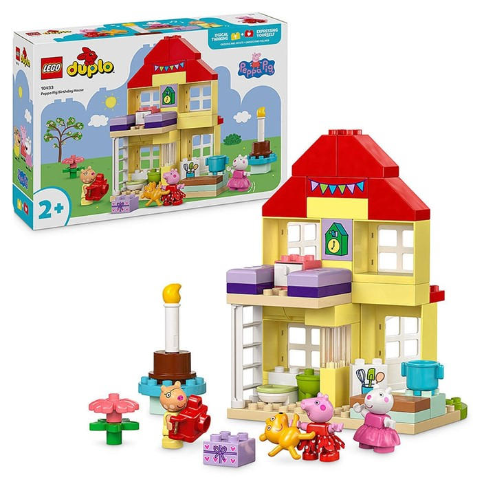 Lego Black Duplo 10433 Peppa Pig Birthday House -
