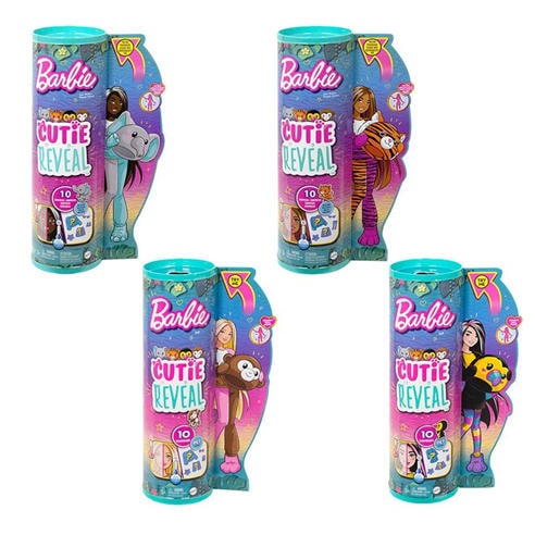 Barbie - Cutie Reveal Jungle Series (Assortment)