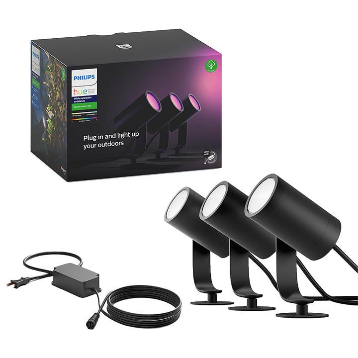 Philips Hue White Lily Outdoor Smart Spotlight 3P -