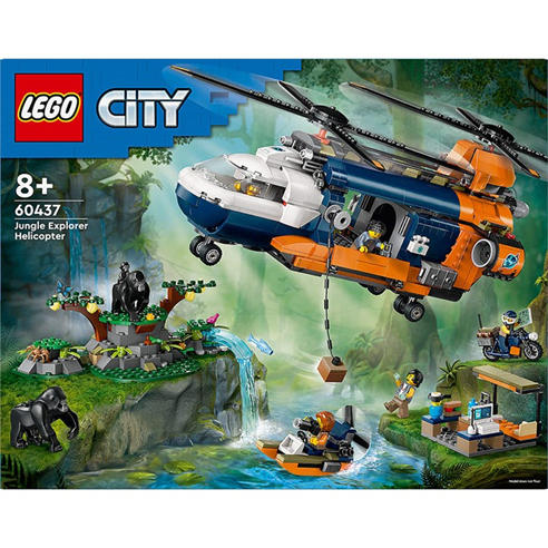 LEGO - 60437 Jungle Explorer Helicopter at Base Camp
