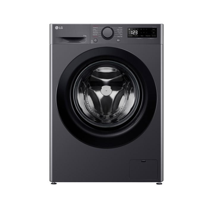 Lg Unisex Grey F4y511gbln1 11Kg 1400 Washing Machine