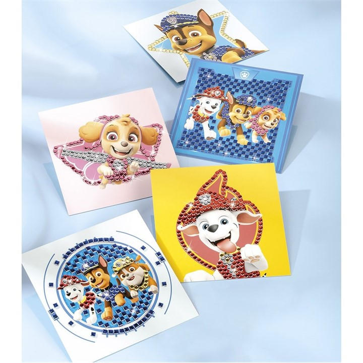 Totum 722071 Paw Patrol Kit créatif ABC pour écrivain, stylos, autocollants, pochoirs, gomme et livre d'exercices avec modèles à dessiner avec un magnifique motif de personnage Pat' Patrouille