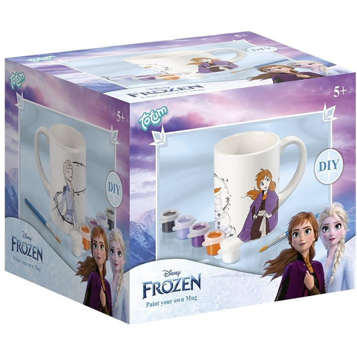 Totum Unisex Kids Multi Disney Frozen Paint Your Own Mug