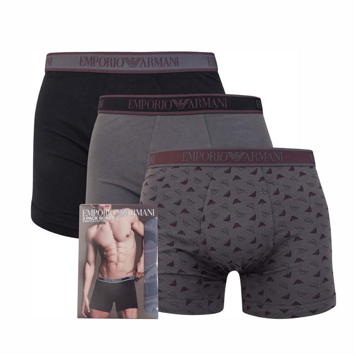 EMPORIO ARMANI 3 PACK OF CORE LOGO BOXERS