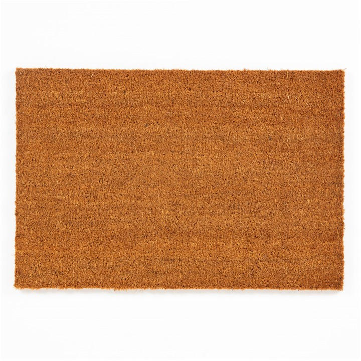 Arthouse Unisex Beige Astley Plain Pvc Backed Coir 40X60cm Natural Doorm