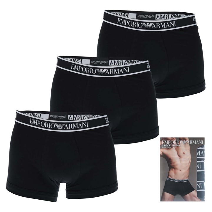 EMPORIO ARMANI 3 PACK OF TRUNKS