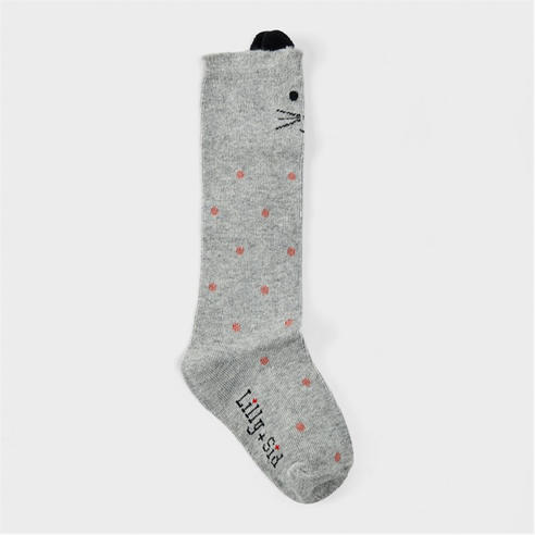 Lilly and Sid - Cat Knee High Socks