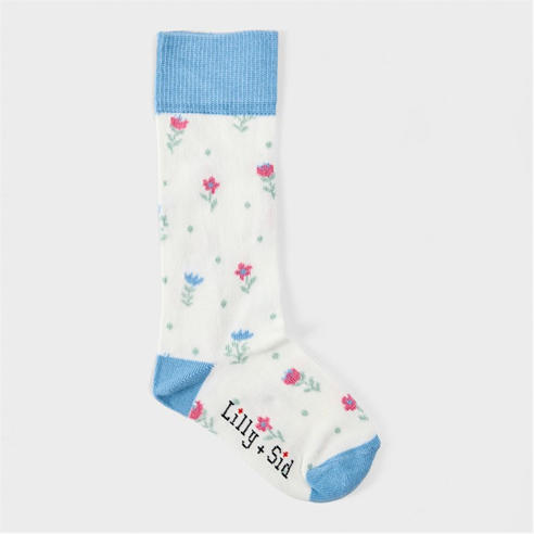 Lilly and Sid - Floral Knee High Socks