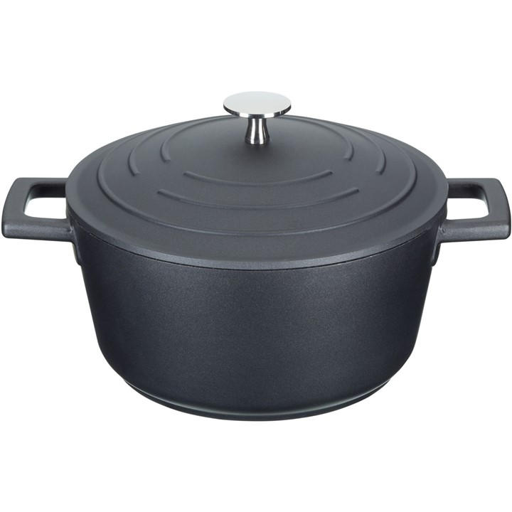 Masterclass Black Cast Aluminium Casserole Dish - Large
