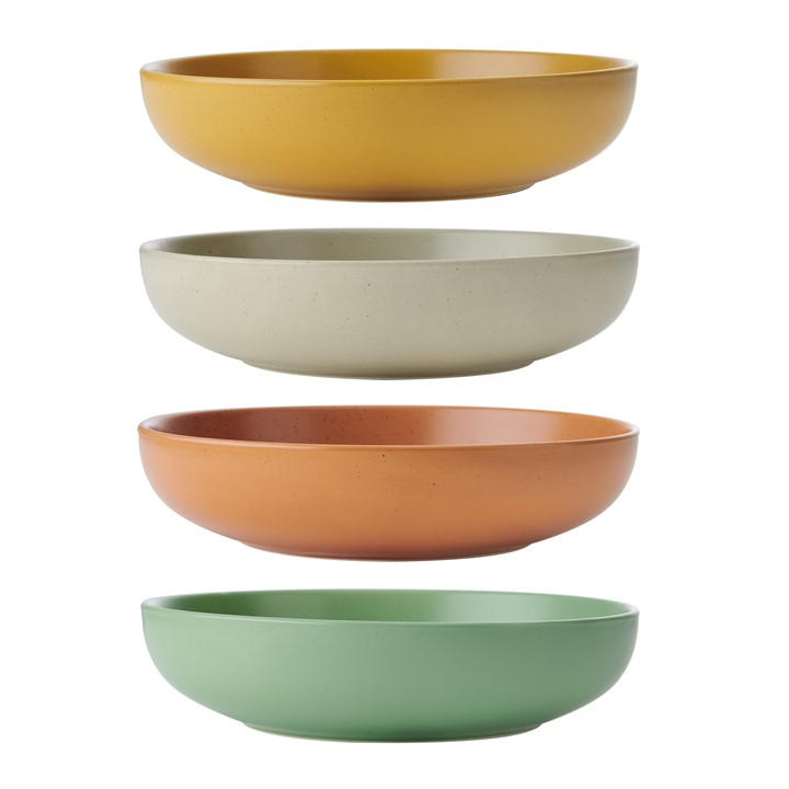 Kitchencraft Unisex Multi Idilica Stoneware Pasta Bowls -