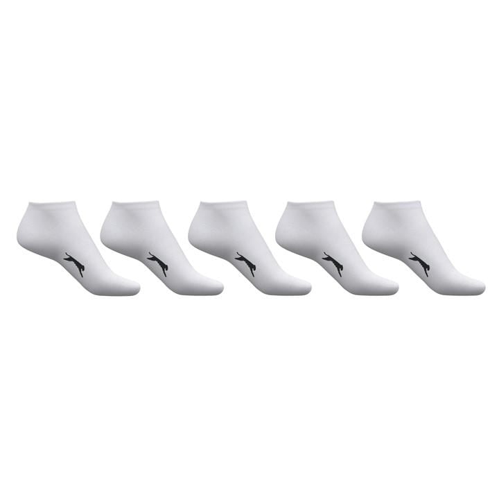 SLAZENGER 5 PACK TRAINER SOCKS MENS
