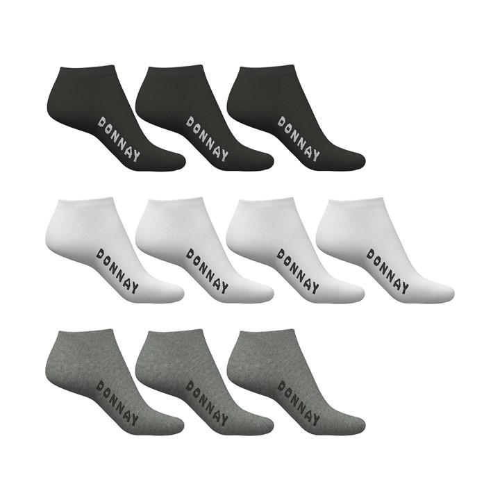 Donnay Unisex Kids Multi 10 Pack Trainer Socks Children Size C8 - C13
