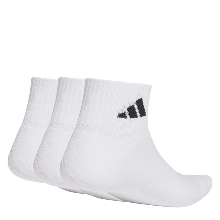 ADIDAS ORIGINALS CUSHIONED SPORTSWEAR ANKLE SOCKS 3 PAIR