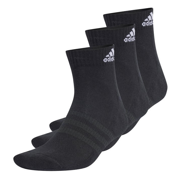 ADIDAS ORIGINALS CUSHIONED SPORTSWEAR ANKLE SOCKS 3 PAIR