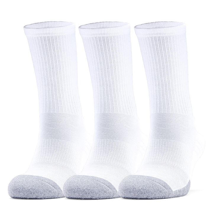 Under Armour Tech Crew Socks 3 Pack - White