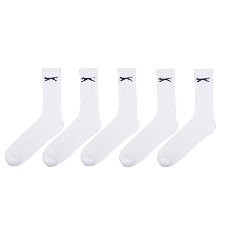 SLAZENGER 5 PACK CREW SOCKS MENS