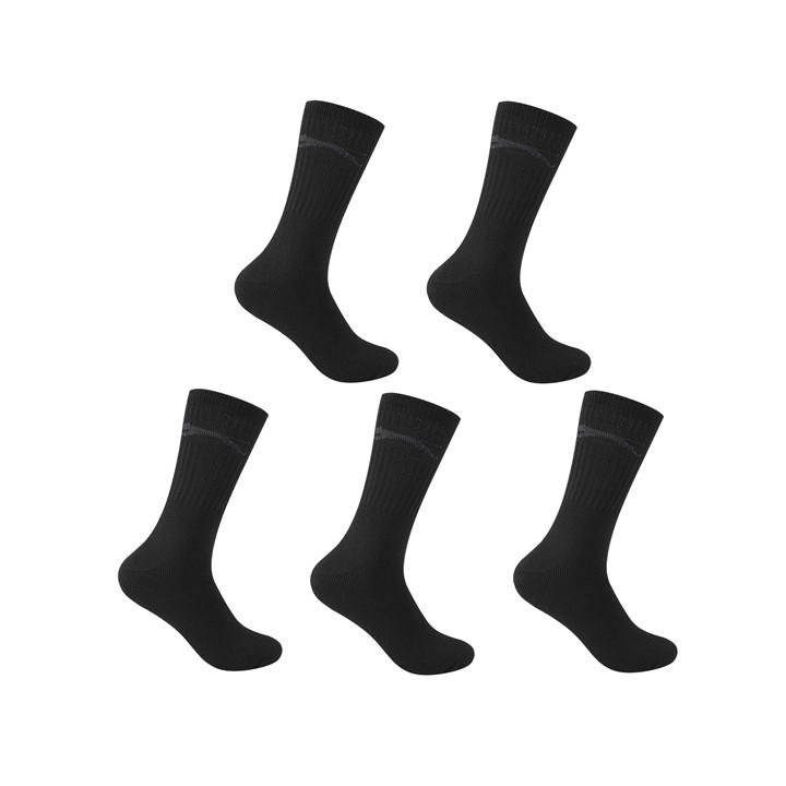 SLAZENGER 5 PACK CREW SOCKS MENS