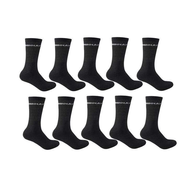 Donnay Unisex Kids Multi 10 Pack Crew Socks Children Size C8 - C13
