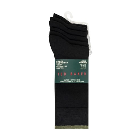 Ted Baker - Men's Formal Fine Knit Crew Socks