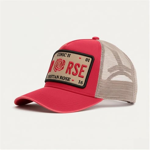 Christian Rose - Washed Iconic II Plate Trucker Cap